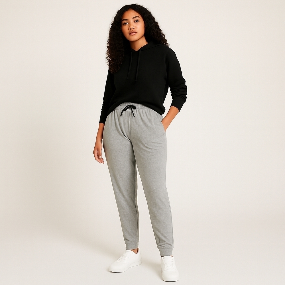 Mitre XL Gray Boyfriend Pants High Rise Casual NWT